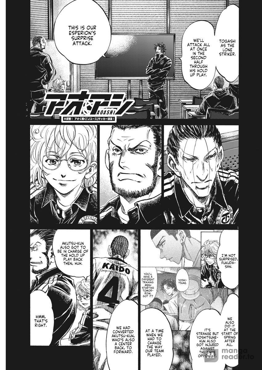 Ao Ashi, Chapter 259 - Ao Ashi Manga Online